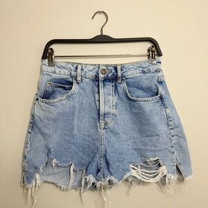Zara Cutoff Denim Shorts